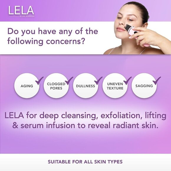 LELA - 4-in-1 Facial Spatula for Deep Cleansing, Pore Extraction, Serum Infusion - Picture 6 of 9